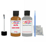 ALFA ROMEO DARK OCHER Paint Code 112 Car Touch Up aNTI Rust primer undercoat