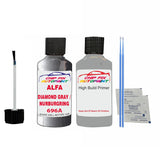 ALFA ROMEO DIAMOND GRAY / NURBURGRING Paint Code 696A Car Touch Up aNTI Rust primer undercoat