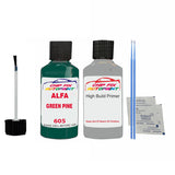 ALFA ROMEO GREEN PINE Paint Code 605 Car Touch Up aNTI Rust primer undercoat