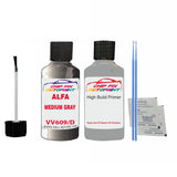 ALFA ROMEO MEDIUM GRAY Paint Code VV609/D Car Touch Up aNTI Rust primer undercoat