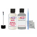 ALFA ROMEO MOTHER OF PEARL WHITE Paint Code 216/A Car Touch Up aNTI Rust primer undercoat