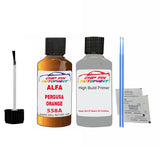 ALFA ROMEO PERGUSA ORANGE Paint Code 558A Car Touch Up aNTI Rust primer undercoat