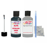 ALFA ROMEO PETROLEUM GREEN Paint Code 245 Car Touch Up aNTI Rust primer undercoat