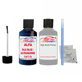 ALFA ROMEO SILK BLUE / ULTRAMARINE Paint Code 567A Car Touch Up aNTI Rust primer undercoat