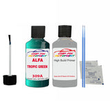 ALFA ROMEO TROPIC GREEN Paint Code 309A Car Touch Up aNTI Rust primer undercoat