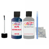 ALFA ROMEO VICTORIA BLUE Paint Code 401B Car Touch Up aNTI Rust primer undercoat