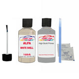 ALFA ROMEO WHITE SHELL Paint Code 189A Car Touch Up aNTI Rust primer undercoat