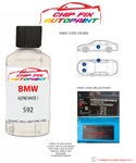 paint code location sticker Bmw 3 Series Alpine White 1 592 1979-2021 White plate find code