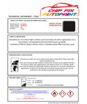 Data Safety Sheet Vauxhall Vectra Anthrazit 38L 2000-2000 Grey/Silver Instructions for use paint