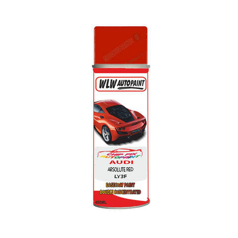 Audi Absolute Red Paint Code Ly3F Aerosol Spray Paint Scratch Repair