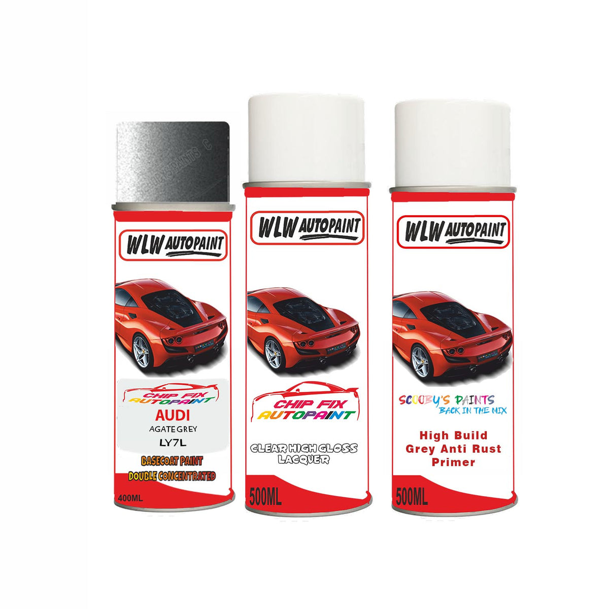 Audi Agate Grey Paint Code Ly7L Aerosol Spray Paint – Car Touch Up ...