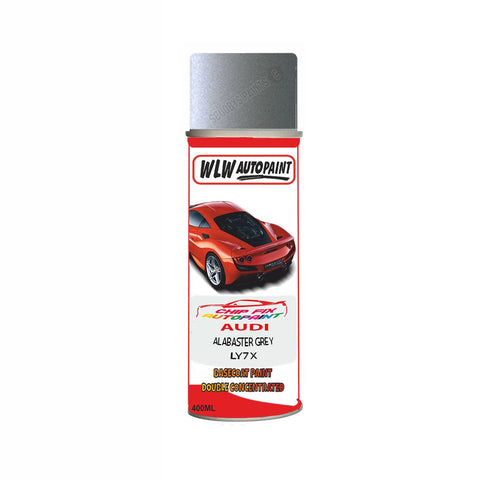 Audi Alabaster Grey Paint Code Ly7X Aerosol Spray Paint Scratch Repair