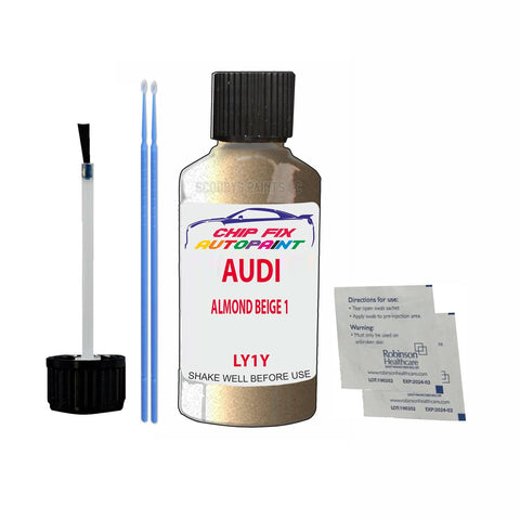 Paint For Audi S3 Almond Beige 1 1986-1992 Code Ly1Y Touch Up Paint Scratch Repair