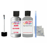 Anti rust primer undercoat Audi S4 Alu Silver 1991-2000 Code Ly7M Touch Up Paint Scratch Repair