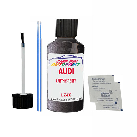 Paint For Audi A5 Cabrio Amethyst Grey 2007-2015 Code Lz4X Touch Up Paint Scratch Repair