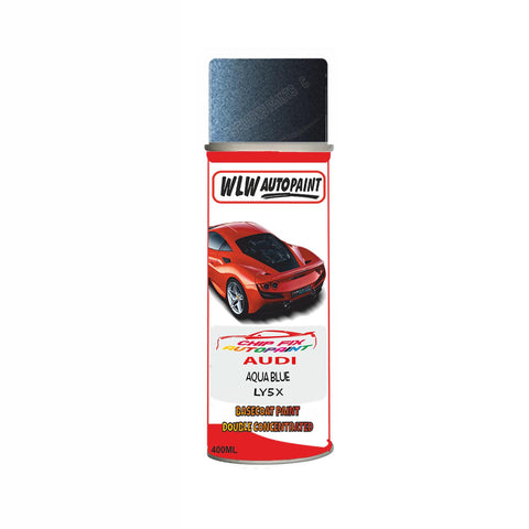 Audi Aqua Blue Paint Code Ly5X Aerosol Spray Paint Scratch Repair