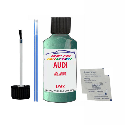 Paint For Audi S3 Aquarius 1998-2003 Code Ly6X Touch Up Paint Scratch Repair