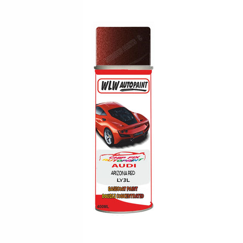 Audi Arizona Red Paint Code Ly3L Aerosol Spray Paint Scratch Repair