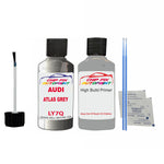 Anti rust primer undercoat Audi S6 Atlas Grey 2001-2006 Code Ly7Q Touch Up Paint Scratch Repair