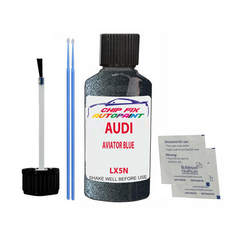 Paint For Audi A6 Avant Aviator Blue 2011-2016 Code Lx5N Touch Up Paint Scratch Repair