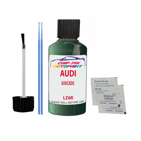 Paint For Audi S6 Avocado 2000-2004 Code Lz6R Touch Up Paint Scratch Repair