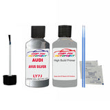 Anti rust primer undercoat Audi Rs 6 Avus Silver 2000-2010 Code Ly7J Touch Up Paint Scratch Repair