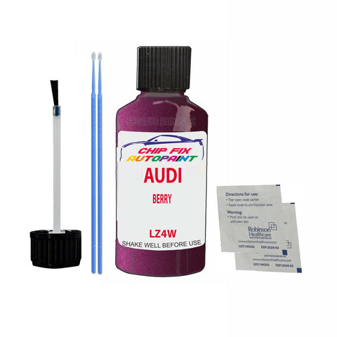 Paint For Audi S3 Berry 1998-2006 Code Lz4W Touch Up Paint Scratch Repair