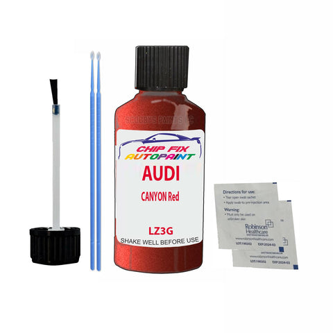 Paint For Audi Quattro Canyon Red 2005-2008 Code Lz3G Touch Up Paint Scratch Repair