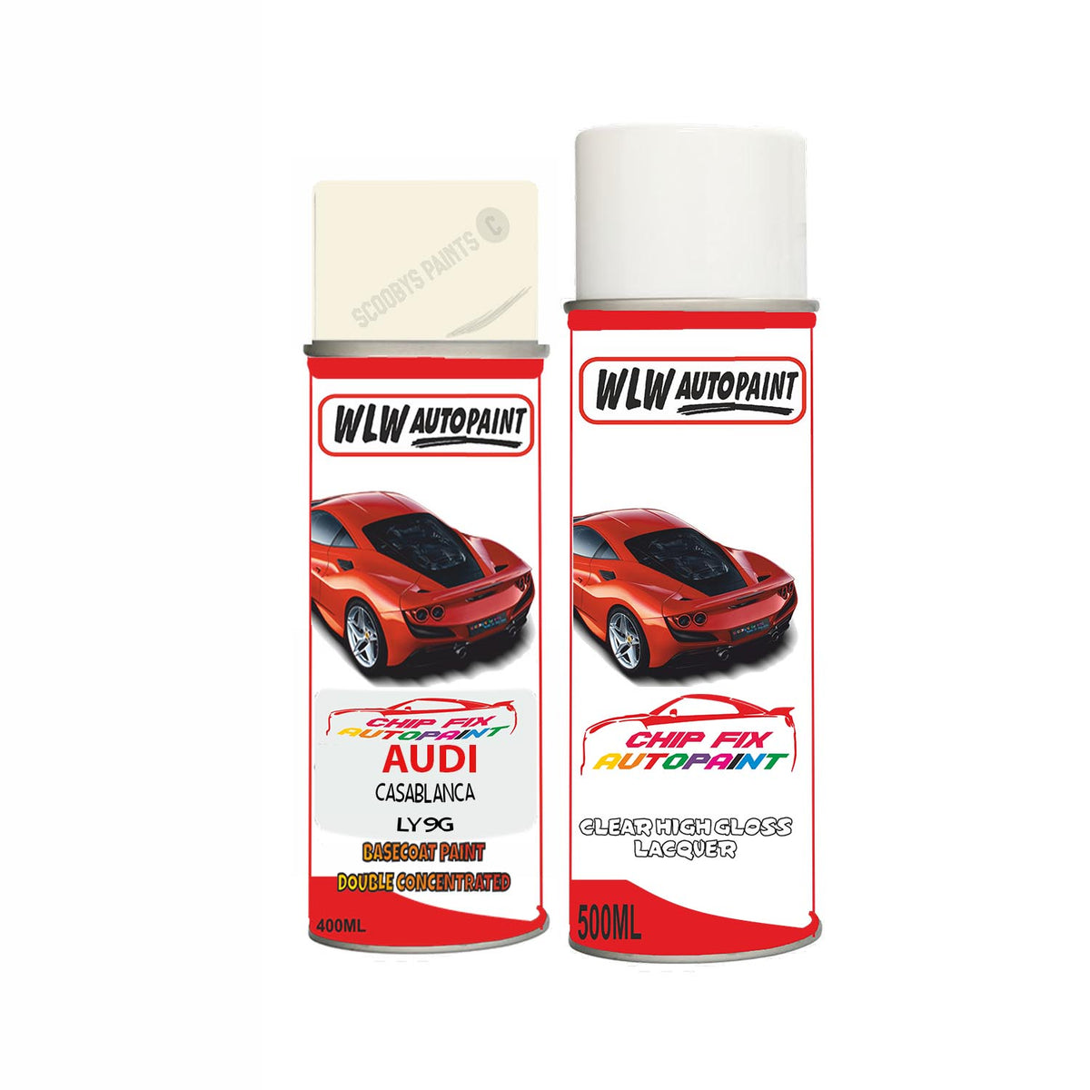 Audi Casablanca Paint Code Ly9G Aerosol Spray Paint – Car Touch Up ...