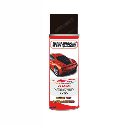 Audi Castera Brown (2C) Paint Code Ly8D Aerosol Spray Paint Scratch Repair
