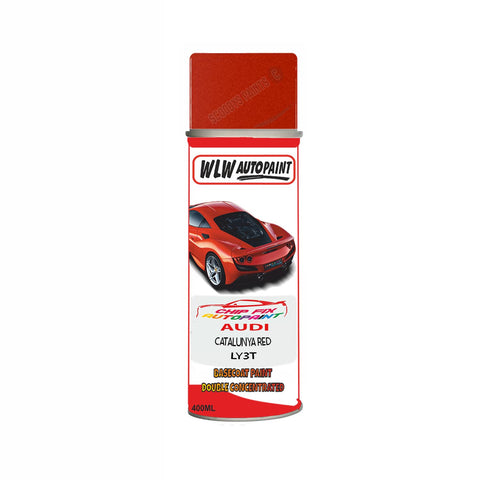 Audi Catalunya Red Paint Code Ly3T Aerosol Spray Paint Scratch Repair