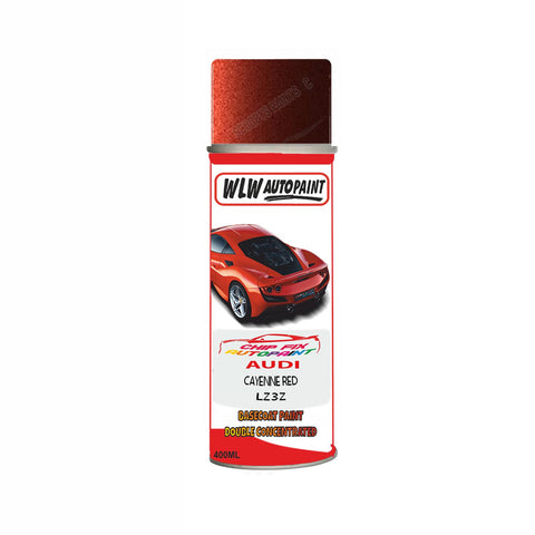 Audi Cayenne Red Paint Code Lz3Z Aerosol Spray Paint Scratch Repair