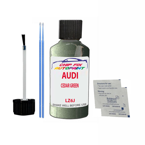 Paint For Audi S8 Cedar Green 2001-2002 Code Lz6J Touch Up Paint Scratch Repair