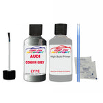 Anti rust primer undercoat Audi A6 Allroad Quattro Condor Grey 2006-2017 Code Ly7E Touch Up Paint Scratch Repair