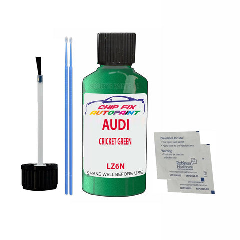 Paint For Audi S6 Cricket Green 1994-2001 Code Lz6N Touch Up Paint Scratch Repair