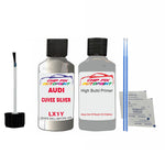 Anti rust primer undercoat Audi A5 Cuvee Silver 2011-2021 Code Lx1Y Touch Up Paint Scratch Repair