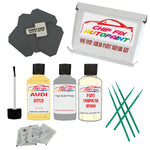 car body work colour Audi S3 Ginster Yellow 1989-1998 Code Ly1A Touch Up Paint Scratch Repair