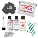 car body work colour Audi S4 Ice Silver 2007-2021 Code Lx7W Touch Up Paint Scratch Repair