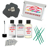 car body work colour Audi S4 Ice Silver 2007-2021 Code Lx7W Touch Up Paint Scratch Repair