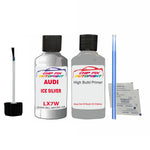 Anti rust primer undercoat Audi S4 Ice Silver 2007-2021 Code Lx7W Touch Up Paint Scratch Repair