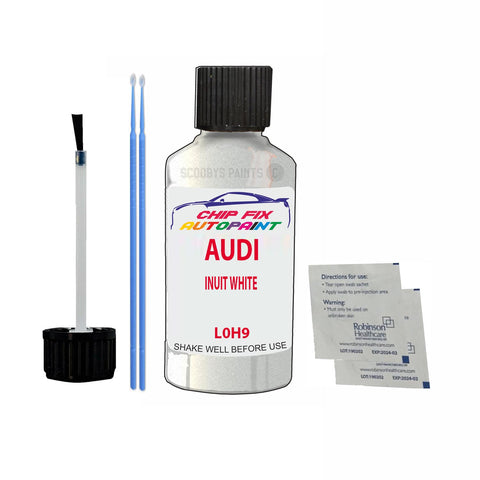 Paint For Audi R8 Inuit White 2008-2010 Code L0H9 Touch Up Paint Scratch Repair