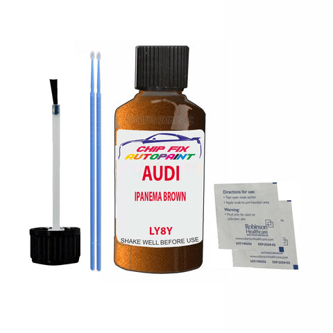 Paint For Audi Q8 Ipanema Brown 2010-2021 Code Ly8Y Touch Up Paint Scratch Repair