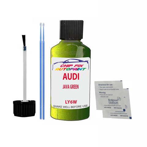 Paint For Audi S6 Java Green 1998-2021 Code Ly6W Touch Up Paint Scratch Repair