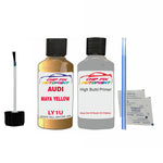 Anti rust primer undercoat Audi S6 Maya Yellow 1997-2003 Code Ly1U Touch Up Paint Scratch Repair