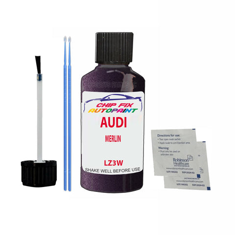 Paint For Audi S6 Merlin 1999-2021 Code Lz3W Touch Up Paint Scratch Repair