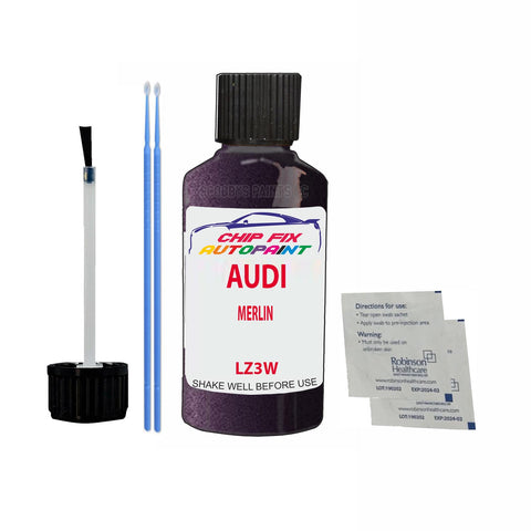 Paint For Audi S3 Merlin 1999-2021 Code Lz3W Touch Up Paint Scratch Repair