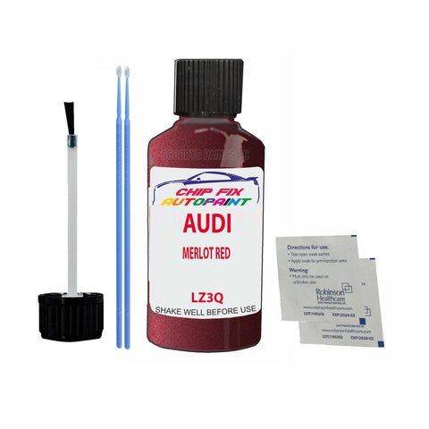 Paint For Audi S3 Merlot Red 2000-2004 Code Lz3Q Touch Up Paint Scratch Repair