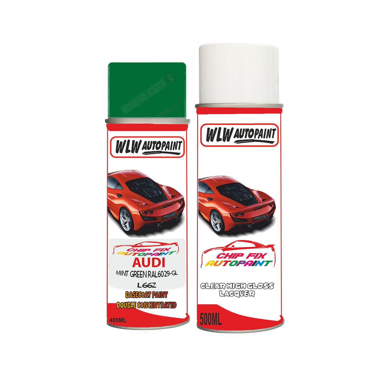 Audi Mint Green Ral6029-Gl Paint Code L66Z Aerosol Spray Paint – Car ...