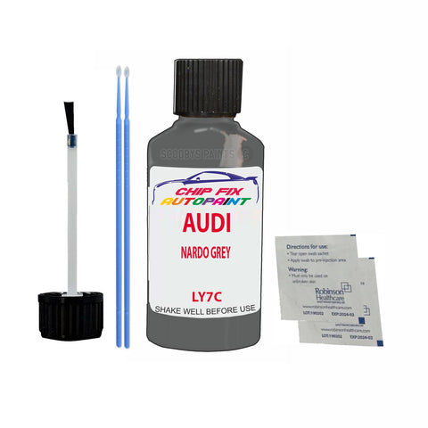 Paint For Audi A7 Nardo Grey 2013-2022 Code Ly7C Touch Up Paint Scratch Repair