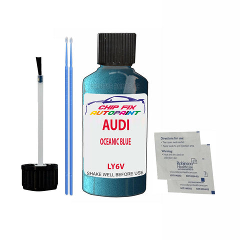 Paint For Audi 80 Oceanic Blue 1983-1987 Code Ly6V Touch Up Paint Scratch Repair